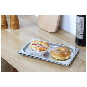 Gastro GN 1/4 Stainless Steel Pan 20 mm - 0.8 L | Dynasteel
