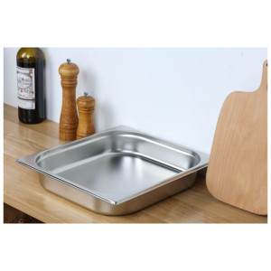 Bac Gastro GN 2/3 Inox - Profundidad 65 mm - 5,5 L - Dynasteel