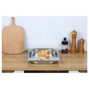 Bac Gastro GN 2/3 Inox — 40 mm, 3 L, Lavavajillas