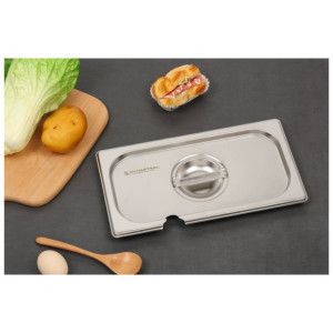 Couvercle GN 1/3 Dynasteel en acero inoxidable profesionales de la restauración