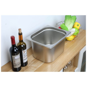 Bac Gastro GN 1/2 Inox - Profundidad 200 mm - 12,5 L - Dynasteel