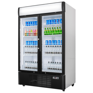 Vitrina de bebidas refrigerada - 2 puertas - 800 L | Dynasteel