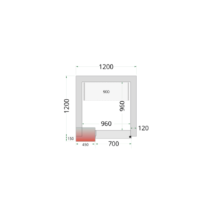 Cámara Frigorífica Negativa 1200x1200 | Marca TEFCOLD