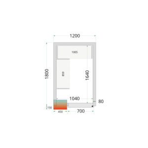 Positive Cold Room TEFCOLD 1200x1800 - Optimized Storage | Fourniresto