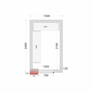 Cold Room Shelving Kit 1500 x 2400 - Tefcold | Organization and optimization of storage space