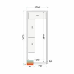 Kit Estantería Cámara Fría 1200x3000 TEFCOLD: Organización optimizada y resistencia total