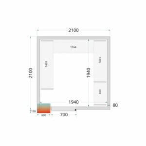 Optimice su cámara frigorífica con el Kit de Estantería TEFCOLD - 2100x2100