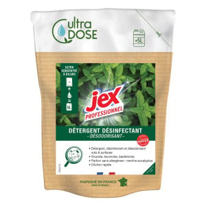 Detergente Desinfectante Ultra Dosis 5 L - Menta Eucalipto | Jex Profesional