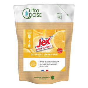 Detergente desinfectante ultra dosis 5 L - Limonero Jex: Higiene óptima y fragancia duradera
