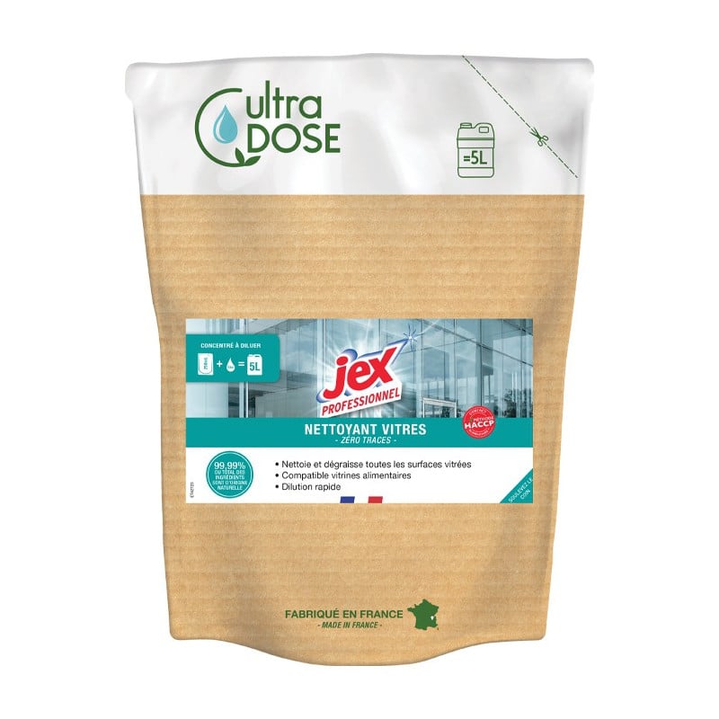 Limpiador de Cristales Ultra Dosis 5 L de Jex - Ecológico y Eficaz