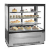 Vitrina Refrigerada Mostrador 2 Puertas Negra - 210 L | TEFCOLD LPD903F/BLACK