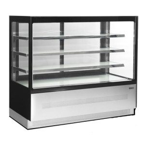 Vitrina Refrigerada Mostrador 2 Puertas Negra - 400 L | TEFCOLD LPD1503F