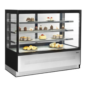 Vitrina Refrigerada Mostrador 2 Puertas Negra - 400 L | TEFCOLD LPD1503F