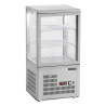 Vitrina Refrigerada Mostrador Puerta de Vidrio Gris - 58L TEFCOLD: Frescura y Estética para Profesionales