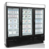 TEFCOLD Freezer Display 1657 L - 3 Glass Doors - White