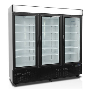 Vitrine Congélateur 1657 L TEFCOLD - 3 Portes Vitrées - Blanc