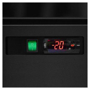 Vitrina Congelador Vertical Negro - 702 L | TEFCOLD | Ideal para restauración profesional | Ahorro de energía, puertas de vidrio