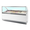 Ventilated Glass Display with Straight Front - Tefcold Millennium ST24 | Fourniresto