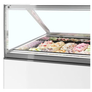 Vitrina de Helado Ventilada con Fachada Recta - Calidad Superior | TEFCOLDVitrina de Helado Ventilada con Fachada Recta - TEFCOL