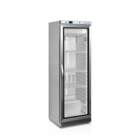 Armario Refrigerado Negativo Ventilado Acristalado - Inox 340 L TEFCOLD | Almacenamiento profesional de alimentos