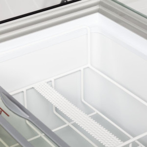 Congelador Arcón para Helados con Vidrio Curvado - 430 L TEFCOLD: Almacenamiento óptimo para helados