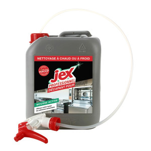Decapante para horno con pistola - Jex 5L: Potente y eficaz contra grasas incrustadas