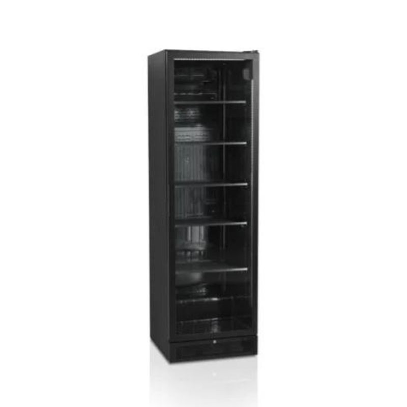 Armoire Réfrigérée Noire - Porte Vitrée - 347 L TEFCOLD SCU1425H