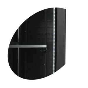 Armario Refrigerado Negro - Puerta de Vidrio - 347 L TEFCOLD SCU1425H