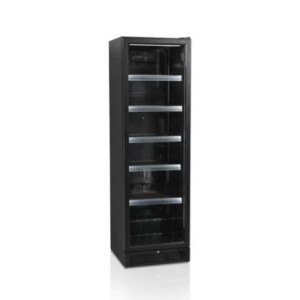 Armario Refrigerado Negro - Puerta de Vidrio - 347 L TEFCOLD SCU1425H