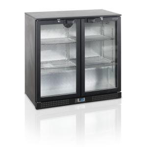 Barra Trasera Refrigerada 2 Puertas de Vidrio Batientes - 188 L TEFCOLD | Almacenamiento profesional refrigerado de calidad