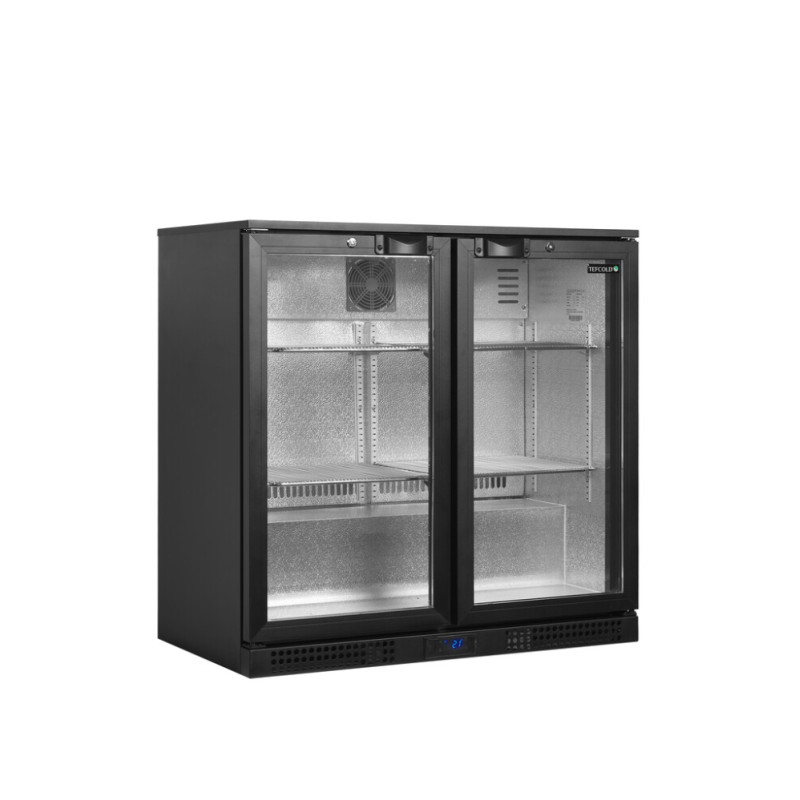 Barra Trasera Refrigerada 2 Puertas de Vidrio Batientes - TEFCOLD, Almacenamiento y Conservación Óptimos