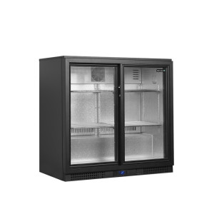 Barra Trasera Refrigerada 2 Puertas de Vidrio Deslizantes - 188 L | TEFCOLD BA21S