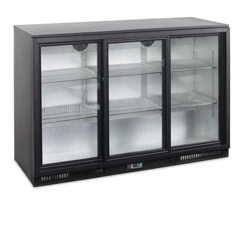 Bar Trasero Refrigerado 3 Puertas de Vidrio - Almacenamiento 288 L | TEFCOLD