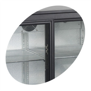 Refrigerated Back Bar 3 Glass Doors - Storage 288 L | TEFCOLD