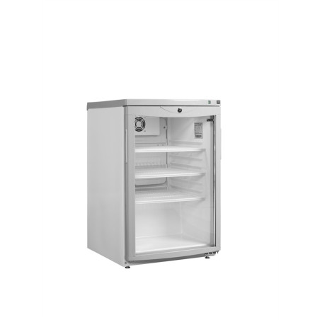 Armario refrigerado para bebidas con puerta de vidrio y ventilador - 85 L TEFCOLD: conservación óptima y presentación atractiva