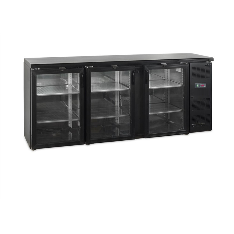 Barra Trasera Refrigerada 3 Puertas de Vidrio - 442 L | TEFCOLD CBC310G