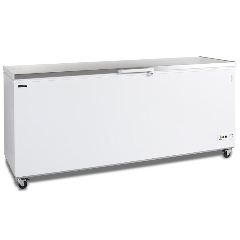 Congelador Arcón de Hielo Inox 600L - TEFCOLD CF700S SL