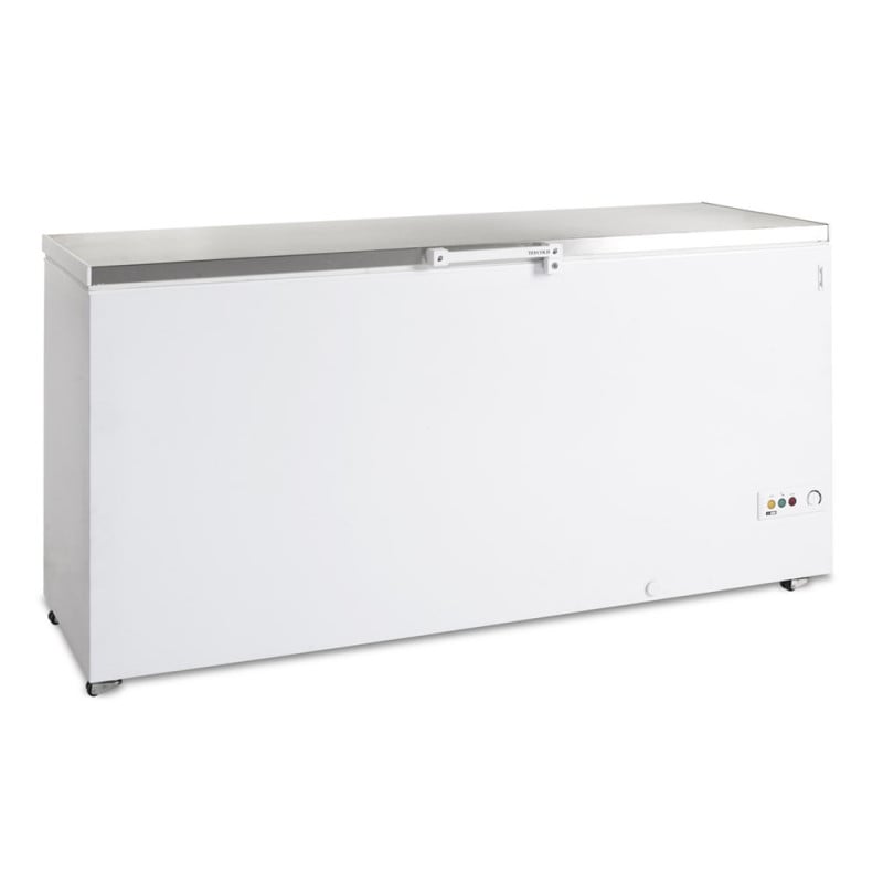 Congelador Arcón de Hielo Inox - 557L TEFCOLD