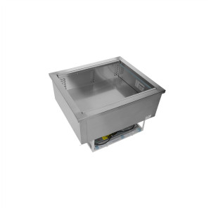 Stainless Steel Refrigerated Tank TEFCOLD 64L - 2 GN 1/1 Ventilated