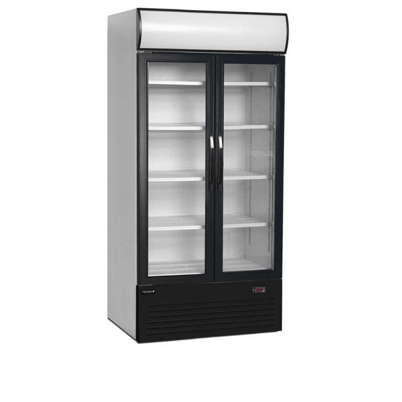 Armoire Réfrigérée à Boissons TEFCOLD: Design Élégant, 524L, Portes Vitrées