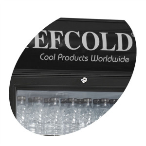 Armario Refrigerado para Bebidas 260L TEFCOLD Blanco Canopée LED & Puerta Reversible