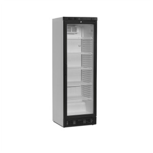 Armario Refrigerado para Bebidas 1 Puerta de Cristal Blanco - 347 L TEFCOLD - Elegancia y Rendimiento