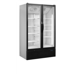 Armoire Réfrigérée à Boissons 2 Portes Vitrées TEFCOLD - 652 L : Vitrine professionnelle pour vos boissons