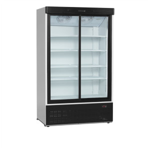 Refrigerated Beverage Cabinet 2 Sliding Glass Doors TEFCOLD 660L