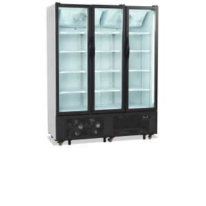 Refrigerated Beverage Cabinet 3 Glass Doors - 825 L TEFCOLD FS1600H: Store your drinks with efficiency and style.