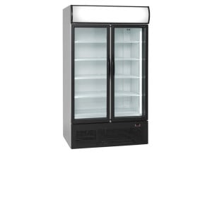 Armario Refrigerado Positivo 2 Puertas de Cristal - TEFCOLD, 710 L: Rendimiento y Elegancia