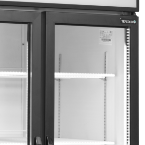 Armario Refrigerado 2 Puertas de Vidrio Blanco - 535 L TEFCOLD: Almacenamiento profesional eficiente