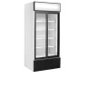 Armario Refrigerado 2 Puertas de Vidrio Blanco TEFCOLD 462 L - Alto Rendimiento