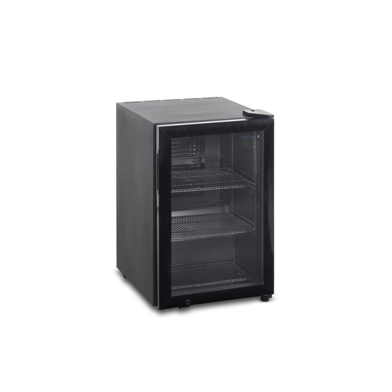 TEFCOLD Positive Glass Door Refrigerated Cabinet - 58 L: Elegant Presentation & Optimal Preservation