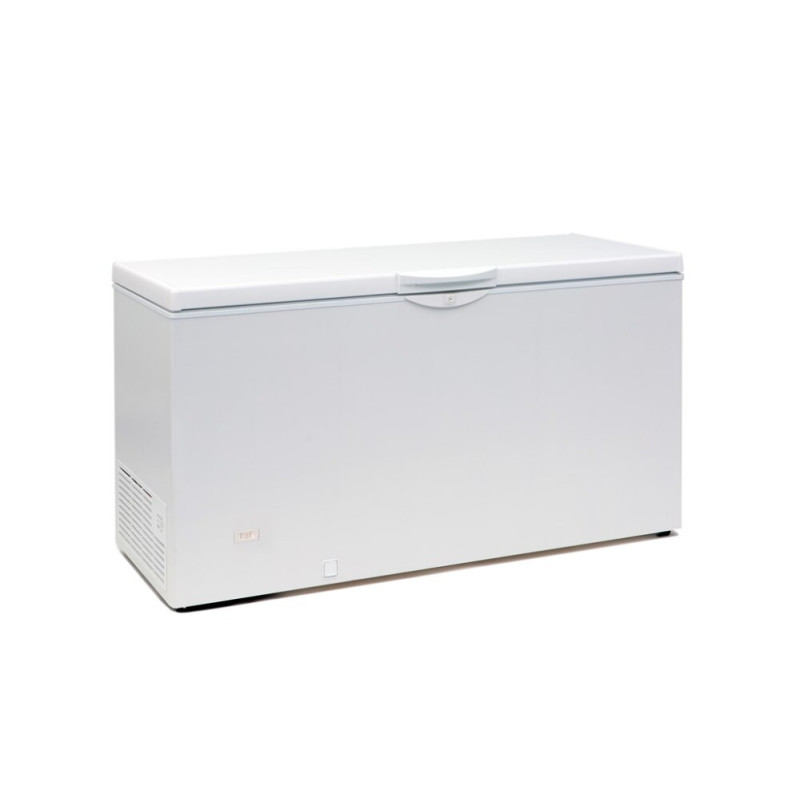 Refrigerador Arcón Blanco - 411L TEFCOLD EBC53: Frío Estático, Bajo Consumo.